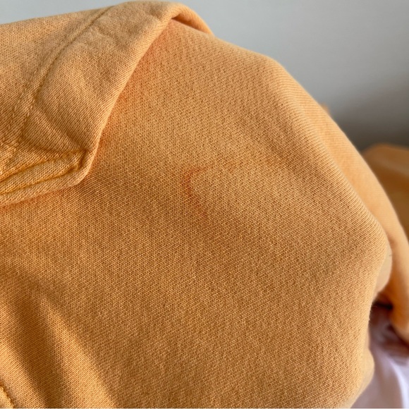 NEW THE PLEASING HARRY STYLES SUNSET ORANGE HOODIE SZ MEDIUM - Picture 8 of 8